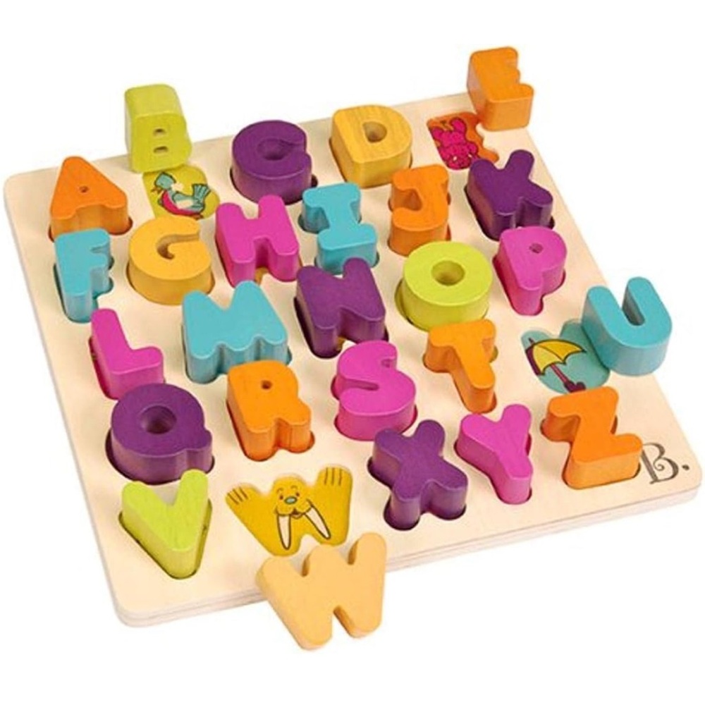 B. Toys Wooden Alpha Puzzle